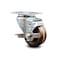 Service Caster 3 Inch High Temp Phenolic Wheel Swivel Top Plate Caster with Brake SCC SCC-20S314-PHSHT-TLB-TP2 - alternate 1